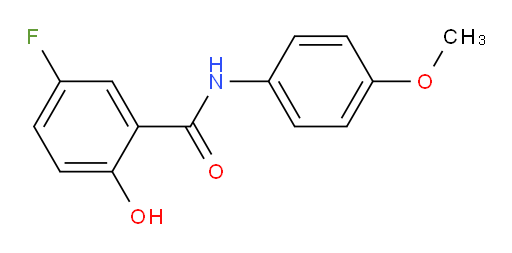 5-fluoro-2-hydroxy-N-(4-methoxyphenyl)benzamide