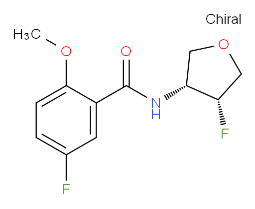 5-fluoro-N-((3R,4R)-4-fluorotetrahydrofuran-3-yl)-2-methoxybenzamide