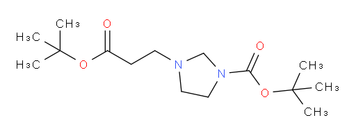 tert-butyl 3-(3-(tert-butoxy)-3-oxopropyl)imidazolidine-1-carboxylate