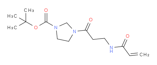 tert-butyl 3-(3-acrylamidopropanoyl)imidazolidine-1-carboxylate