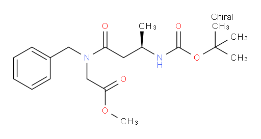 (R)-methyl 2-(N-benzyl-3-((tert-butoxycarbonyl)amino)butanamido)acetate