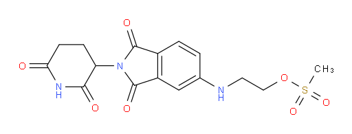 2-((2-(2,6-dioxopiperidin-3-yl)-1,3-dioxoisoindolin-5-yl)amino)ethyl methanesulfonate