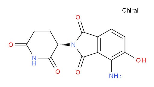 (S)-4-amino-2-(2,6-dioxopiperidin-3-yl)-5-hydroxyisoindoline-1,3-dione
