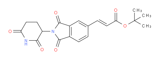 (E)-tert-butyl 3-(2-(2,6-dioxopiperidin-3-yl)-1,3-dioxoisoindolin-5-yl)acrylate