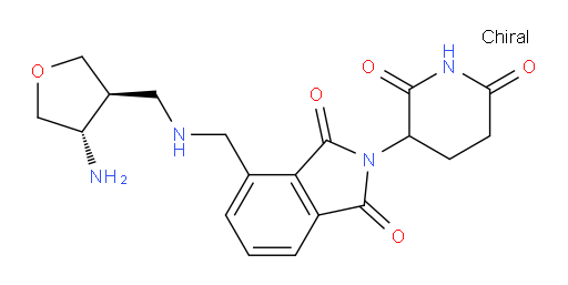 4-(((((3S,4S)-4-aminotetrahydrofuran-3-yl)methyl)amino)methyl)-2-(2,6-dioxopiperidin-3-yl)isoindoline-1,3-dione