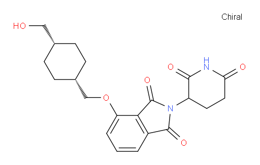 2-(2,6-dioxopiperidin-3-yl)-4-(((1s,4s)-4-(hydroxymethyl)cyclohexyl)methoxy)isoindoline-1,3-dione
