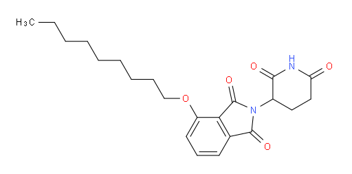 2-(2,6-dioxopiperidin-3-yl)-4-(nonyloxy)isoindoline-1,3-dione
