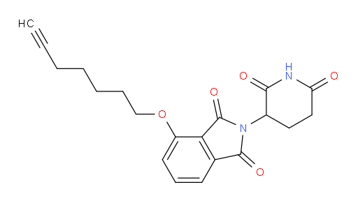 2-(2,6-dioxopiperidin-3-yl)-4-(hept-6-yn-1-yloxy)isoindoline-1,3-dione