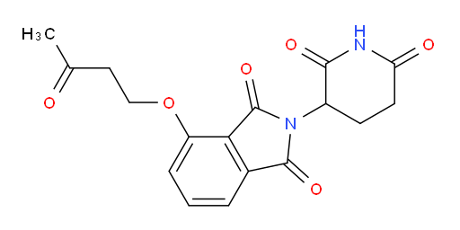 2-(2,6-dioxopiperidin-3-yl)-4-(3-oxobutoxy)isoindoline-1,3-dione
