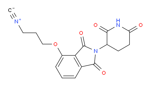 2-(2,6-dioxopiperidin-3-yl)-4-(3-isocyanopropoxy)isoindoline-1,3-dione