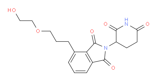 2-(2,6-dioxopiperidin-3-yl)-4-(3-(2-hydroxyethoxy)propyl)isoindoline-1,3-dione