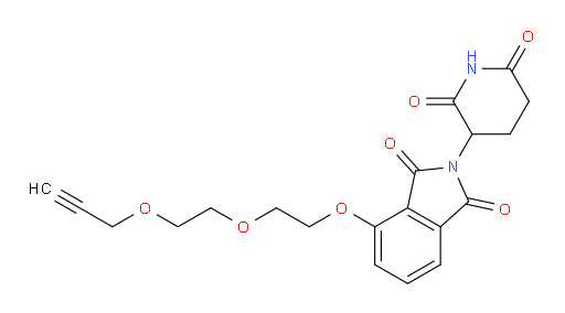 2-(2,6-dioxopiperidin-3-yl)-4-(2-(2-(prop-2-yn-1-yloxy)ethoxy)ethoxy)isoindoline-1,3-dione