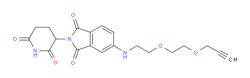 2-(2,6-dioxopiperidin-3-yl)-5-((2-(2-(prop-2-yn-1-yloxy)ethoxy)ethyl)amino)isoindoline-1,3-dione