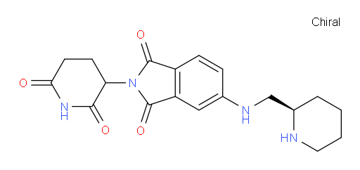 2-(2,6-dioxopiperidin-3-yl)-5-(((R)-piperidin-2-ylmethyl)amino)isoindoline-1,3-dione