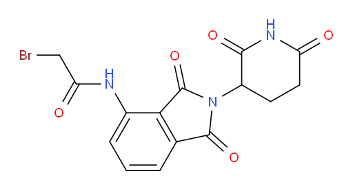 2-bromo-N-(2-(2,6-dioxopiperidin-3-yl)-1,3-dioxoisoindolin-4-yl)acetamide