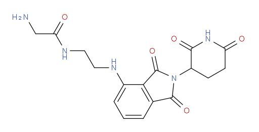 2-amino-N-(2-((2-(2,6-dioxopiperidin-3-yl)-1,3-dioxoisoindolin-4-yl)amino)ethyl)acetamide
