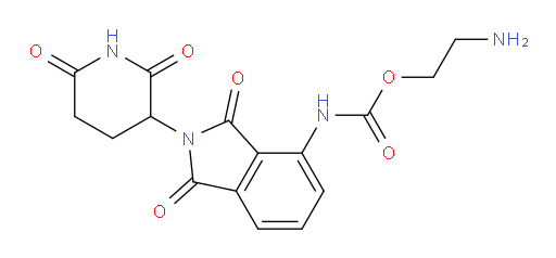 2-aminoethyl (2-(2,6-dioxopiperidin-3-yl)-1,3-dioxoisoindolin-4-yl)carbamate