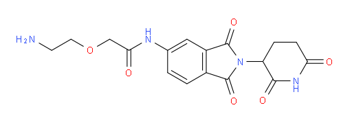 2-(2-aminoethoxy)-N-(2-(2,6-dioxopiperidin-3-yl)-1,3-dioxoisoindolin-5-yl)acetamide