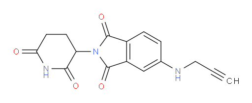2-(2,6-dioxopiperidin-3-yl)-5-(prop-2-yn-1-ylamino)isoindoline-1,3-dione