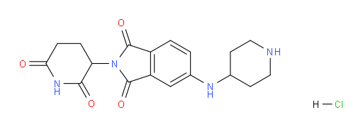 2-(2,6-dioxopiperidin-3-yl)-5-(piperidin-4-ylamino)isoindoline-1,3-dione hydrochloride