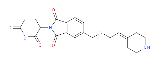 2-(2,6-dioxopiperidin-3-yl)-5-(((2-(piperidin-4-ylidene)ethyl)amino)methyl)isoindoline-1,3-dione