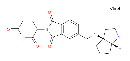 2-(2,6-dioxopiperidin-3-yl)-5-((((3aS,6aR)-octahydrocyclopenta[b]pyrrol-3a-yl)amino)methyl)isoindoline-1,3-dione