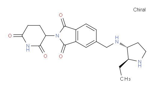 2-(2,6-dioxopiperidin-3-yl)-5-((((2S,3R)-2-ethylpyrrolidin-3-yl)amino)methyl)isoindoline-1,3-dione