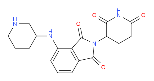 2-(2,6-dioxopiperidin-3-yl)-4-(piperidin-3-ylamino)isoindoline-1,3-dione