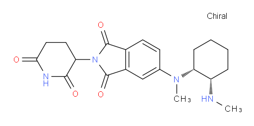 2-(2,6-dioxopiperidin-3-yl)-5-(methyl((1R,2S)-2-(methylamino)cyclohexyl)amino)isoindoline-1,3-dione
