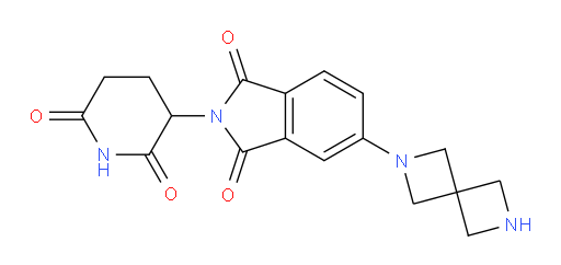 2-(2,6-dioxopiperidin-3-yl)-5-(2,6-diazaspiro[3.3]heptan-2-yl)isoindoline-1,3-dione