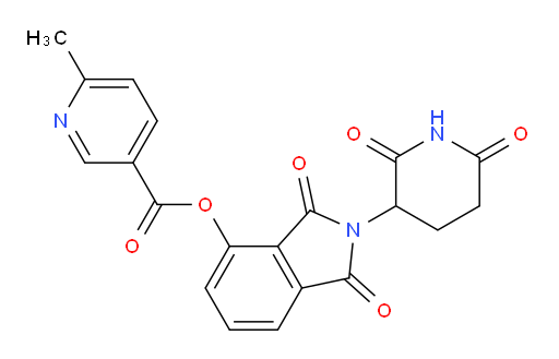 2-(2,6-dioxopiperidin-3-yl)-1,3-dioxoisoindolin-4-yl 6-methylnicotinate