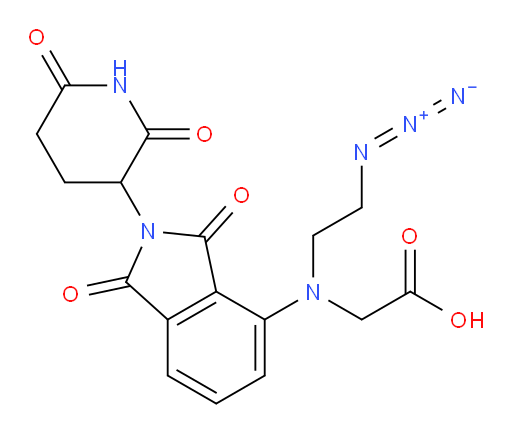 2-((2-azidoethyl)(2-(2,6-dioxopiperidin-3-yl)-1,3-dioxoisoindolin-4-yl)amino)acetic acid