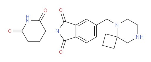 5-(5,8-diazaspiro[3.5]nonan-5-ylmethyl)-2-(2,6-dioxopiperidin-3-yl)isoindoline-1,3-dione