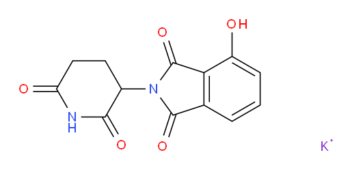 2-(2,6-dioxopiperidin-3-yl)-4-hydroxyisoindoline-1,3-dione, potassium salt