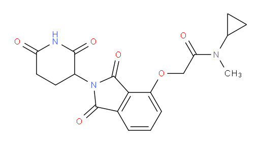 N-cyclopropyl-2-((2-(2,6-dioxopiperidin-3-yl)-1,3-dioxoisoindolin-4-yl)oxy)-N-methylacetamide