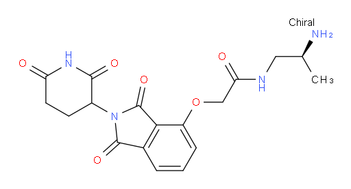 N-((S)-2-aminopropyl)-2-((2-(2,6-dioxopiperidin-3-yl)-1,3-dioxoisoindolin-4-yl)oxy)acetamide