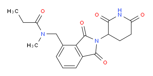 N-((2-(2,6-dioxopiperidin-3-yl)-1,3-dioxoisoindolin-4-yl)methyl)-N-methylpropionamide