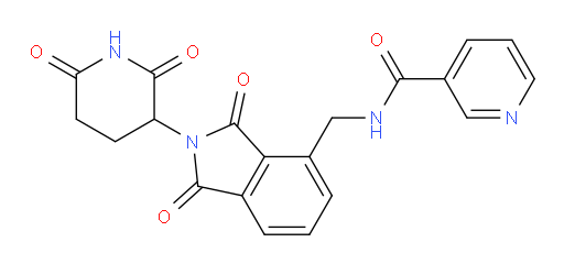 N-((2-(2,6-dioxopiperidin-3-yl)-1,3-dioxoisoindolin-4-yl)methyl)nicotinamide