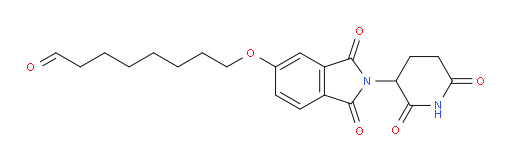 8-((2-(2,6-dioxopiperidin-3-yl)-1,3-dioxoisoindolin-5-yl)oxy)octanal
