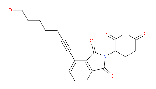 7-(2-(2,6-dioxopiperidin-3-yl)-1,3-dioxoisoindolin-4-yl)hept-6-ynal