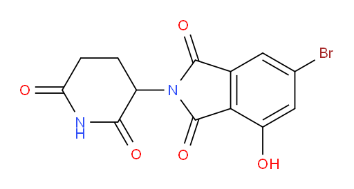 6-bromo-2-(2,6-dioxopiperidin-3-yl)-4-hydroxyisoindoline-1,3-dione