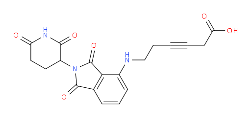 6-((2-(2,6-dioxopiperidin-3-yl)-1,3-dioxoisoindolin-4-yl)amino)hex-3-ynoic acid