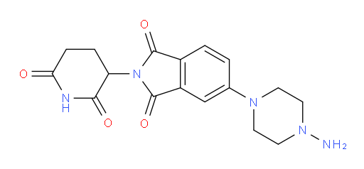 5-(4-aminopiperazin-1-yl)-2-(2,6-dioxopiperidin-3-yl)isoindoline-1,3-dione