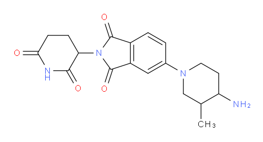 5-(4-amino-3-methylpiperidin-1-yl)-2-(2,6-dioxopiperidin-3-yl)isoindoline-1,3-dione