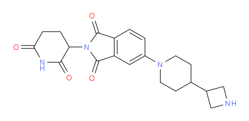 5-(4-(azetidin-3-yl)piperidin-1-yl)-2-(2,6-dioxopiperidin-3-yl)isoindoline-1,3-dione