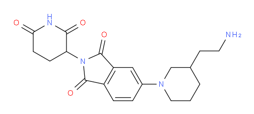 5-(3-(2-aminoethyl)piperidin-1-yl)-2-(2,6-dioxopiperidin-3-yl)isoindoline-1,3-dione