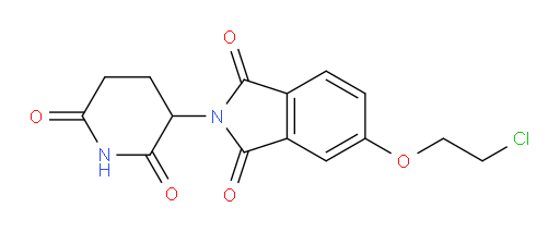 5-(2-chloroethoxy)-2-(2,6-dioxopiperidin-3-yl)isoindoline-1,3-dione