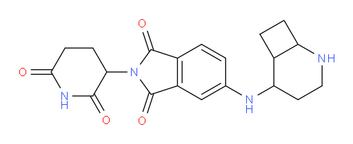 5-(2-azabicyclo[4.2.0]octan-5-ylamino)-2-(2,6-dioxopiperidin-3-yl)isoindoline-1,3-dione
