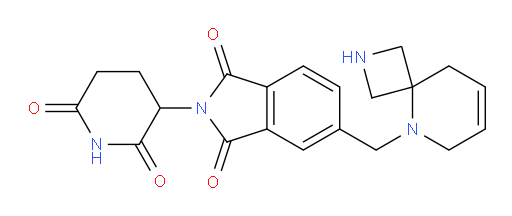 5-(2,5-diazaspiro[3.5]non-7-en-5-ylmethyl)-2-(2,6-dioxopiperidin-3-yl)isoindoline-1,3-dione