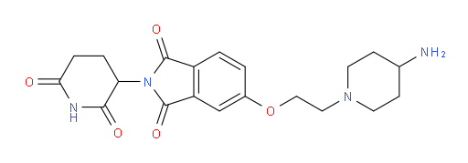 5-(2-(4-aminopiperidin-1-yl)ethoxy)-2-(2,6-dioxopiperidin-3-yl)isoindoline-1,3-dione